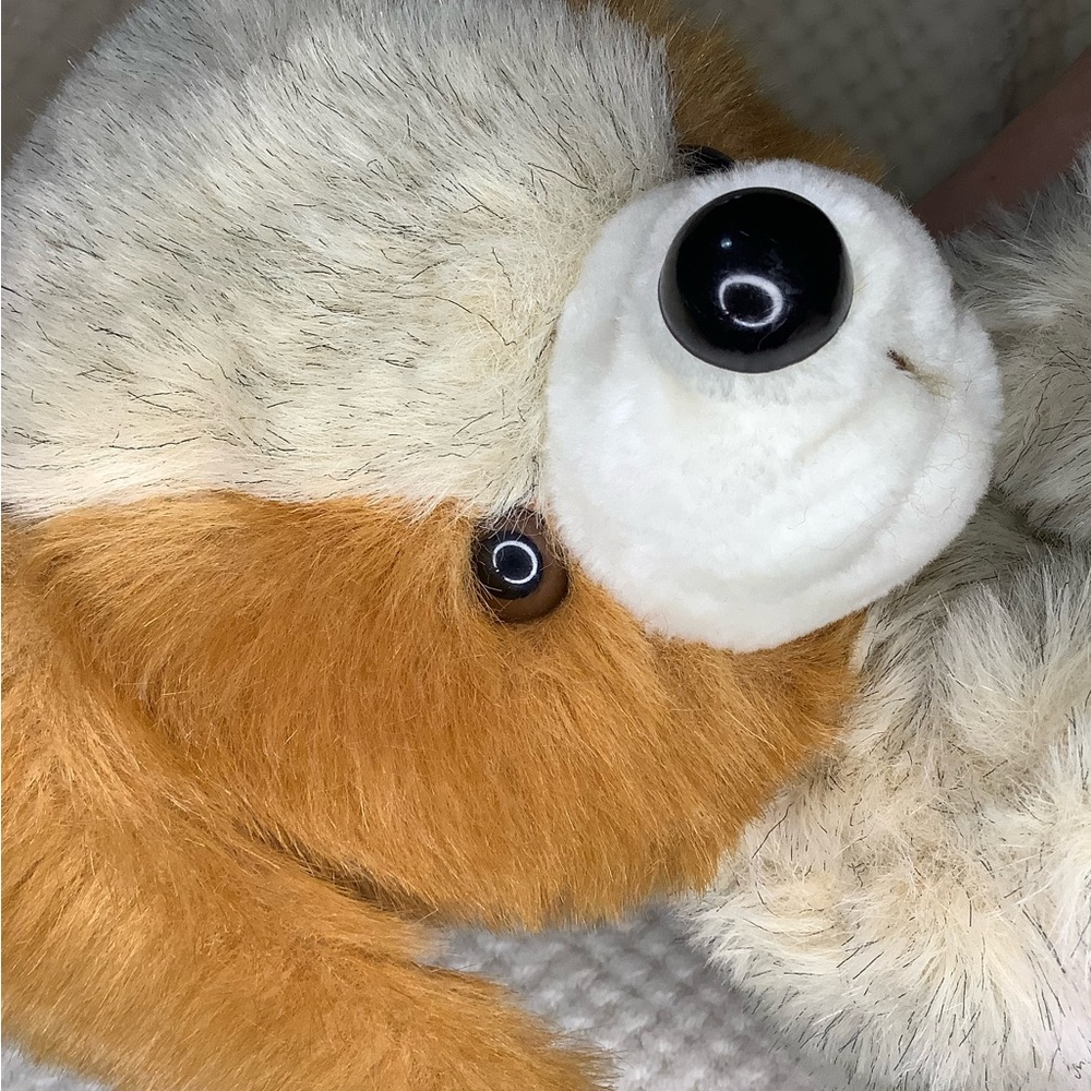 Vintage Unbranded Plush Sitting Puppy Dog Stuffed Animal Toy - Picture 9 of 14